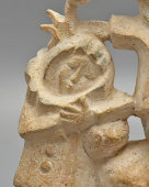 Подписная авторская скульптура по мотивам сказки «Золотой ключик или приключения Буратино», Ганрио Н. Н., шамот, СССР, 1970-е