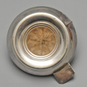 Винтажная ручная соковыжималка для цитрусовых, посеребренный металл, Европа, 2-я пол. 20 в.