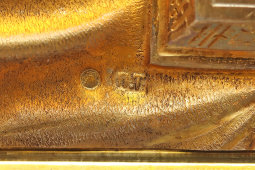 Старинная икона в серебряном окладе «Господь Вседержитель», серебро 84 пробы, золочение, Москва, 1908-1917 гг.
