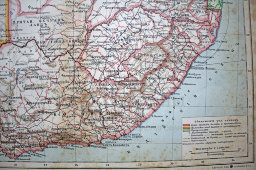 Старинная карта «Южной Африки»