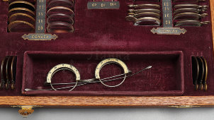 Антикварный набор офтальмолога, Г. Виндлер, Санкт-Петербург, нач. 20 в.