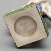 Статуэтка «Доярка», скульптор Савицкий Н. Л., бисквит, Артель «Керамик» (Полонне), СССР, 1950-е