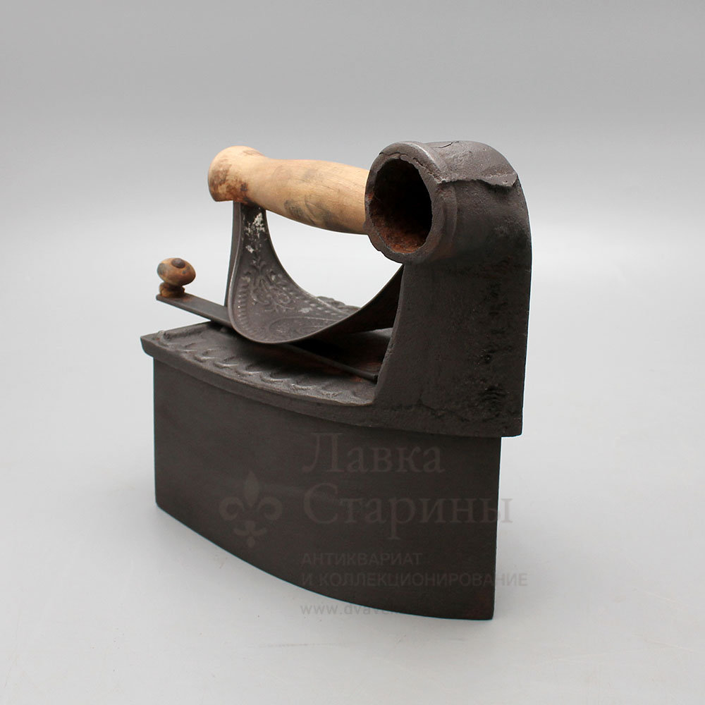 Угольный утюг с трубой «S. Kronenblum Konskie», Российская Империя ...