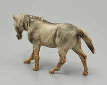 Старинная фигурка, игрушка «Лошадь белая», папье-маше, Европа, 1920-30 гг.