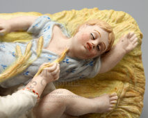 Старинная фарфоровая фигурка «Дети в колосьях», Вербилки, 1920-е