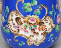 Чайник заварочный с цветочным декором, фарфор, Россия, 19 в.