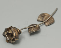 Цветок «Роза», серебро 800 пр., Европа, 1-я треть 20 в.