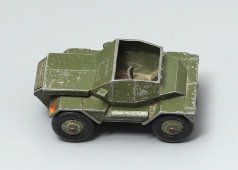 Детская игрушка, джип «Разведывательная машина», № 673 (Scout car), Dinky toys, Англия, 1950-60 гг.