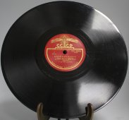 Советская старинная / винтажная пластинка 78 оборотов для граммофона / патефона с музыкой В. Удалова: «Мазурка» и «Воспоминание»