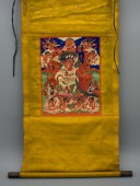 Антикварная Буддистская танкха, 19 век