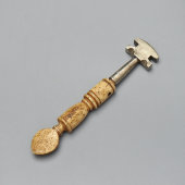 Антикварный стеклорез с ручкой из кости, клеймо Ф. С. Лобковъ, Москва, до 1917 г.