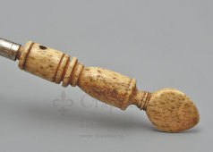 Антикварный стеклорез с ручкой из кости, клеймо Ф. С. Лобковъ, Москва, до 1917 г.