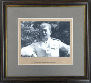 Фотография «Сталин на фото-сеансе», багет, стекло, 1940-е годы