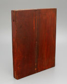 Новописанная икона Божией Матери в киоте «Взыграние младенца», дерево, Россия, 1990-е