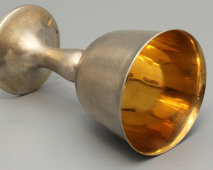 Рюмка из серебра 916 пробы с золочением, Таллин, СССР, 1970-е