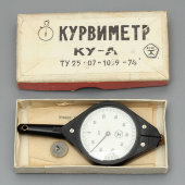 Прибор для измерения кривых линий на картах «Курвиметр КУ–А», СССР, 1980-е