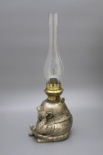 Старинная керосиновая лампа «Китаец», Европа, 19 век