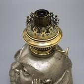 Старинная керосиновая лампа «Китаец», Европа, 19 век