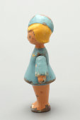 Детская игрушка, миниатюрная кукла «Стюардесса», колкий пластик, СССР, 1970-80 гг.
