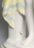Фигурка «Юная купальщица» в желтой шапочке, скульптор Столбова Г. С., фарфор ЛФЗ