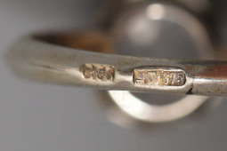 Винтажное кольцо с горным хрусталем, Свердловск, 1950-е