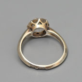 Винтажное кольцо с горным хрусталем, Свердловск, 1950-е