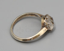 Винтажное кольцо с горным хрусталем, Свердловск, 1950-е