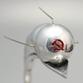 Подарок на тему космоса «Спутник-1» с дарственной гравировкой, ГПЗ-1, СССР, 1980-е