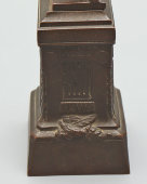 Настольная кабинетная статуэтка «Памятник А. С. Пушкину», бронза, СССР, 1970-е