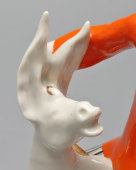 Статуэтка «Иванушка-дурачок и Конек-Горбунок», скульптор В. А. Шестопалов, Песочное, 1964 г.