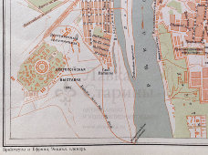 Дореволюционный план города Нижнего Новгорода, картографическое заведение А. Ильина, 1900-е
