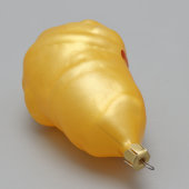 Винтажная ёлочная игрушка «Принц Лимон», персонаж сказки «Приключения Чиполлино», стекло, 1970-80 гг.