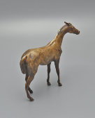 Скульптура «Стоящая лошадь», Ф. Бергман, венская бронза, Австрия, 1900-е