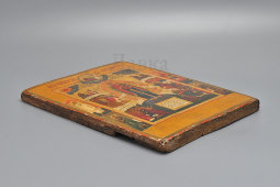 Старинная деревянная икона «Богоматерь Всех скорбящих радость», Россия, посл. треть 19 в.