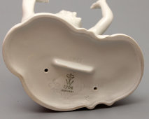 Фарфоровая статуэтка «Путто с олененком», Европа, Германия, 1950-60 гг.