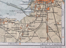 Дореволюционный план «Санкт-Петербург и его окрестности: Петергоф, Ораниенбаум, Стрельна», Тов-во Просвещение, Санкт-Петербург, 1900-е