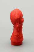 Детская игрушка, миниатюрная кукла «Красная шапочка», цельнолитная резина, СССР, 1970-80 гг.