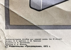 Учебное пособие «Соблюдай правила техники безопасности при электромонтажных работах, лист 18», СССР, 1975 г.