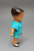 Винтажная игрушка, кукла «Девочка с хвостиком», пластмасса, Германия, сер. 20 в.