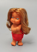 Детская игрушка, кукла-кубиночка «Доротея» (Dorotea), пластмасса, ткань, Куба, 1990-е