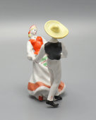 Статуэтка «Мексиканский танец», скульптор Богданова О. М., фарфор, Дулево, 1970-80 гг.