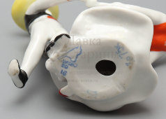 Статуэтка «Мексиканский танец», скульптор Богданова О. М., фарфор, Дулево, 1970-80 гг.