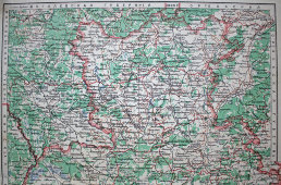 Старинная карта «Черниговской губернии»