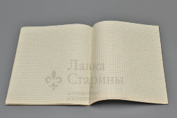 Советская тонкая тетрадь в клетку «1917 — Десятилетие Октябрьской революции — 1927», 12 листов, изд-во «Советский филателист», г. Москва, 1927 г.