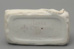 Старинная статуэтка «Наше современное дитё», фарфор, бисквит, Россия, 1900-е