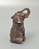 Антикварная настольная зажигалка «Слон», шпиатр, Австрия, 19 в.