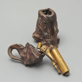 Антикварная настольная зажигалка «Слон», шпиатр, Австрия, 19 в.