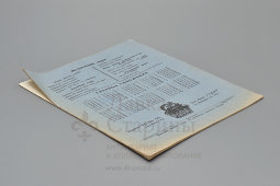 Довоенная тонкая тетрадь в клетку с портретом Ленина, 12 листов, изд-во «Гудок», г. Ленинград, 1930-е