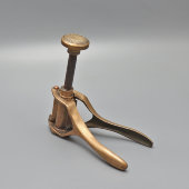 Устройство для ввода корковой пробки в бутылку San Bri № 1, бронза, медь, Франция, 1900-1930 гг.