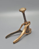 Устройство для ввода корковой пробки в бутылку San Bri № 1, бронза, медь, Франция, 1900-1930 гг.